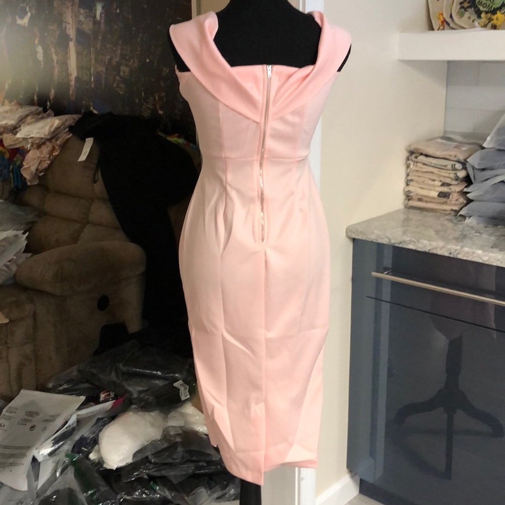 versatile shoulder pink midi - Picture 5 of 8
